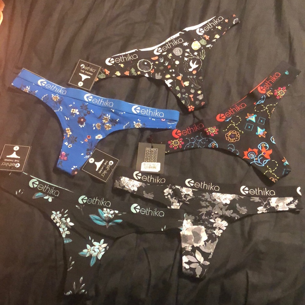 Ethika thongs. Authentic. New with tags.